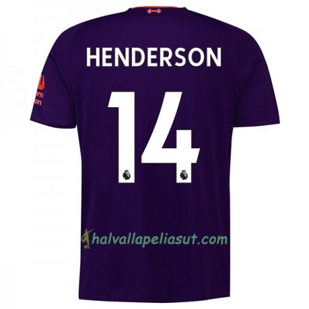 Jalkapallo Pelipaidat Liverpool Henderson 14 Vieraspaita 2018-2019 Lyhythihainen